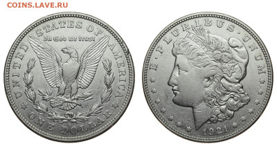 США. 1 доллар 1921 г. D. Морган. До 15.01.20. - DSH_6077.JPG