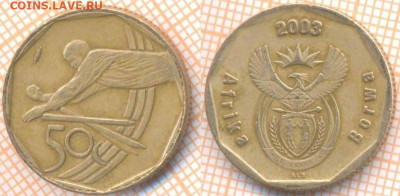 ЮАР 50 центов 2003 г. крикет, до 16.01.2020 г. 22.00 по Мос - ЮАР 50 центов 2003 8607