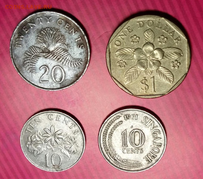 10,10,20,1 доллар 1971-11. Сингапур До 17.01.20 в 22.15 - 2020-01-12 00.03.31