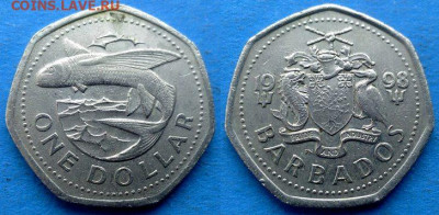 Барбадос - 1 доллар 1998 года до 19.01 - Барбадос 1 доллар, 1998