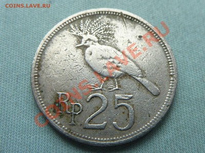 ИНДОНЕЗИЯ  25 рупий  1971г. РАЙСКАЯ ПТИЧКА до 18.08.11 в 22 - MEMO0046_picnik
