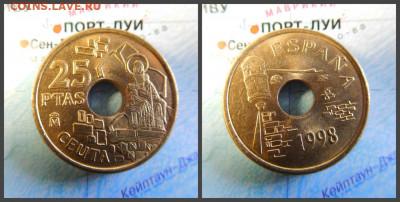 Испания 25 песет, 1998 Сеута - 12