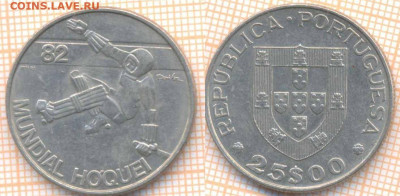 Португалия 25 эск 1982 г., до 22.01.2020 г. 22.00 по Моск - Португалия 25 эскудо 1982 8675