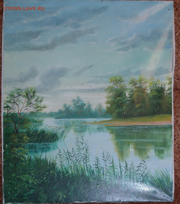 картина "Озеро" холст, масло. 49*39 см. - SAM_6478.JPG