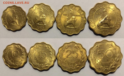 Полный комплект разменных монет Парагвая 1953 года - 21.01 - IMG_20191027_195607