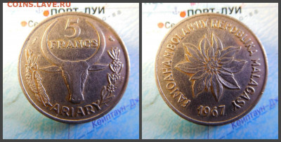 Мадагаскар 5 франков, 1967 - 26