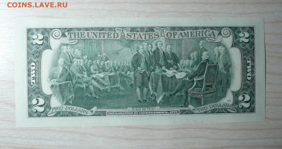 2 доллара 2013г. Пресс. США.  до 21.01.2020. в 22-00 - P1170333.JPG