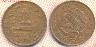 Мексика 20 сентаво 1970 г., до 22.01.2020 г. 22.00 по Москве - Мексика 20 сентаво 1970  8689