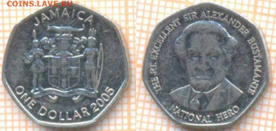 Ямайка 1 доллар 2005 г., до 22.01.2020 г. 22.00 по Москве - Ямайка 1 доллар 2005  8703