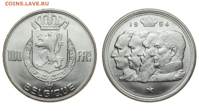 Бельгия. 100 франков 1954 г. До 22.01.20. - DSH_6121.JPG