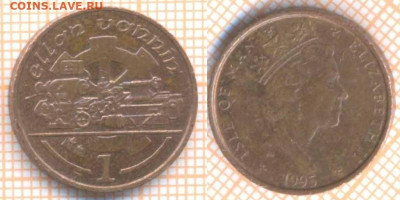 Мэн 1 пенни 1995 г., до 23.01.2020 г. 22.00 по Москве - Мэн 1 пенни 1995  8714