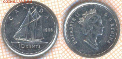 Канада 10 центов 1998 г., до 23.01.2020 г. 22.00 по Москве - Канада 10 центов 1998 8716