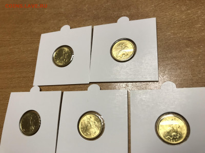 10коп 1997м UNC 5шт в холдерах 24.01.20г - IMG_6670