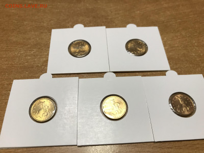 10коп 1998СП UNC 5шт в холдерах  24.01.20г - IMG_6679