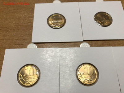10коп 1998СП UNC 5шт в холдерах  24.01.20г - IMG_6682