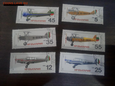 Марки Болгария Самолеты 1981г. до 23.01в22.00 - P00115-194001