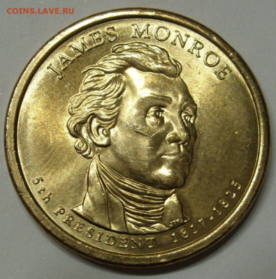 1 доллар 2008 президенты Монро. UNC. - 1 доллар 2008 президенты Монро - 2
