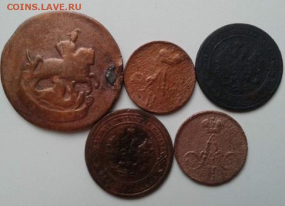 5 медных монет( лот N4). До 24.01.20 22:00 - image