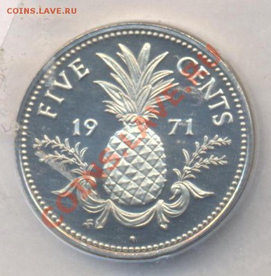 Багамские о-ва 5 центов 1971 г.До 15.08.11 г. 21-00 МСК. - Багамы 5.1