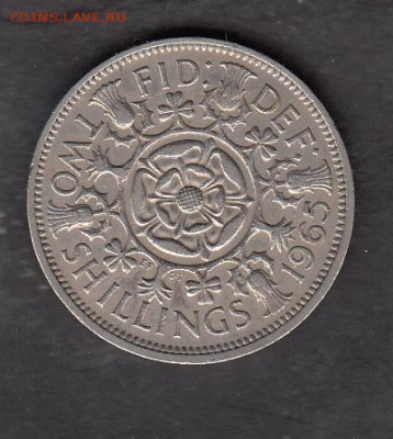 Великобритания 1965  2 шиллинга до 25 01 - 41а
