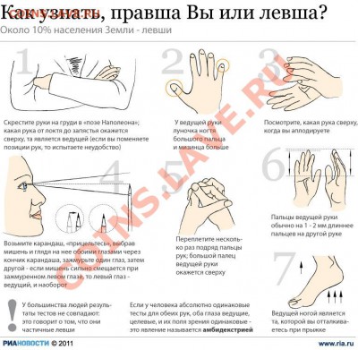 13 августа - международный день левшей! - левша