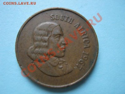 Южная Африка 1 цент 1967 "лохматый"  до 16.08 в 21.00 М - IMG_0004