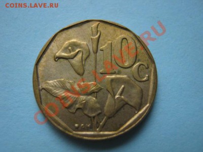 Южная Африка 10 центов 1991 Герб  до 16.08 в 21.00 М - IMG_0005
