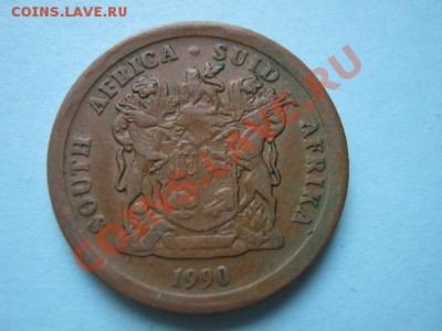 Южная Африка 5 центов 1990 Герб  до 16.08 в 21.00 М - IMG_0008