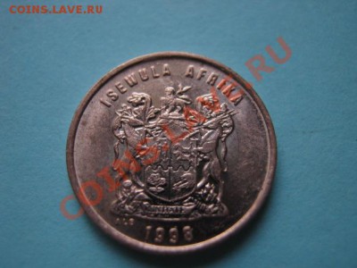 Южная Африка 1 цент 1998 Герб  до 16.08 в 21.00 М - IMG_0026