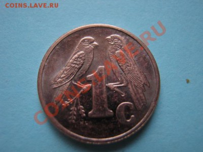 Южная Африка 1 цент 2001 Герб с птицей  до 16.08 в 21.00 М - IMG_0027