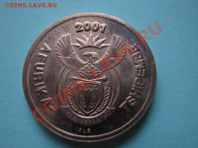 Южная Африка 2 цента 2001 Герб с птицей  до 16.08 в 21.00 М - IMG_0030