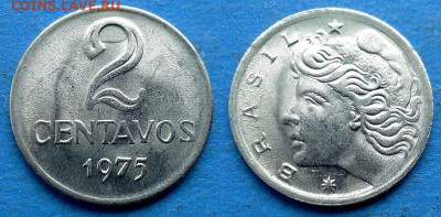 Бразилия - 2 сентаво 1975 года до 27.01 - Бразилия 2 сентаво, 1975