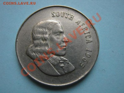 Южная Африка 20 центов 1965 лохматый south до 16.08 в 21.00М - IMG_0086