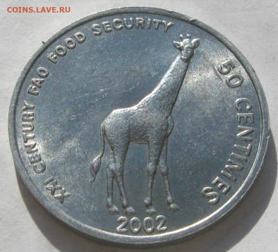 КОНГО 50 сантимов 2002. Жираф. ОТЛИЧНАЯ. 27.01.2020 - 025.JPG