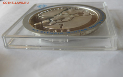 ЛАТВИЯ 1 лат 2001. ПРУФ. Хоккей. Серебро 31.47 гр. 27.01. - 052.JPG