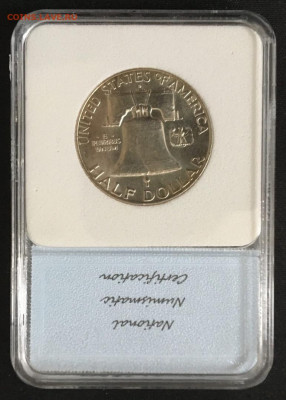 США 50 Центов Франклина Слаб NNC MS65 FBL до 25.01.20 22-00 - 4