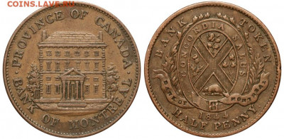 Банковские токены Канады. Описание, типы, разновидности. - token-montreal-bank-half-penny-1844-g (1)