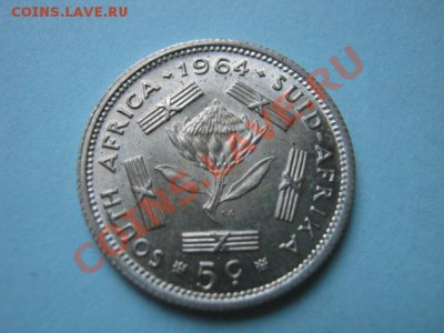 Южная Африка 5 центов 1964 серебро до 16.08 в 21.00 М - IMG_0121