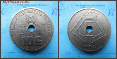 Бельгия 10 сантимов, 1939 - 22