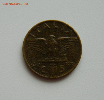 Италия 5 чентезимо 1942 г. до 28.01.20 - DSCN9874.JPG