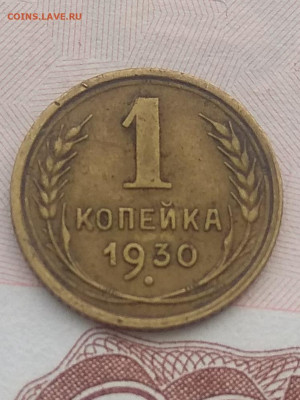 1 копейка 1930 г.  Оценка. - IMG_20200123_122935