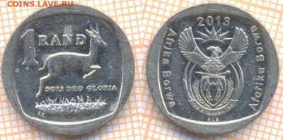 ЮАР 1 ранд 2013 г., до 28.01.2020 г. 22.00 по Москве - ЮАР 1 ранд 2013 8767