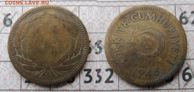Турция 25 курушей 1948 до 29.01 - 25 куруш 48г.