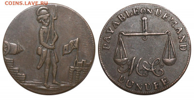 Канада токен 1837 - 38 ;1850 ; 1844. - Англия Токен 