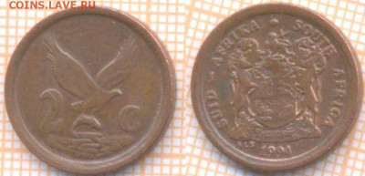 ЮАР 2 цента 1994 г., до 28.01.2020 г. 22.00 по Москве - ЮАР 2 цента 1994 8779