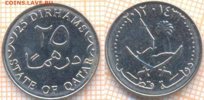 Катар 25 дирхамов 2012 г., до 28.01.2020 г. 22.00 по Москве - Катар 25 дирхамов 2012 8783