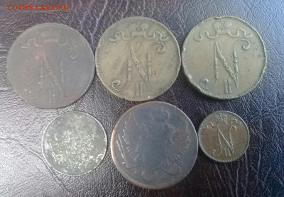1,5,20  pennia 1901-1917 (5шт) и 3 грошь 1826 - 20200124_131622