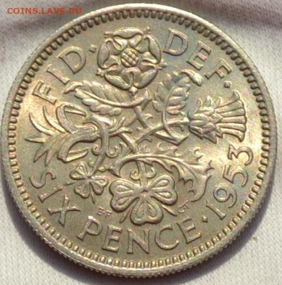 Британия 5 пенсов 1953. 27. 01. 2020. в 22 - 00. - DSC_0470