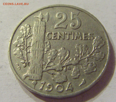 25 сантим 1904 Франция №1 01.02.2020 22:00 МСК - CIMG5757.JPG