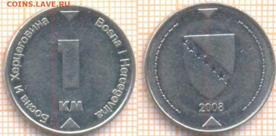 Босния и Герцеговина 1 марка 2008 г., до 29.01.2020 г. 22.00 - Босния и Герцеговина 1 марка 2008 8799